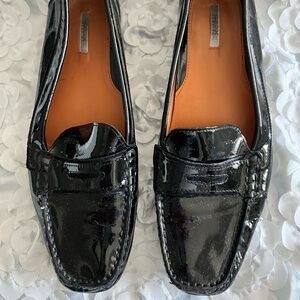 GEOX Donna Roma Black Patent Leather W10 EU 40